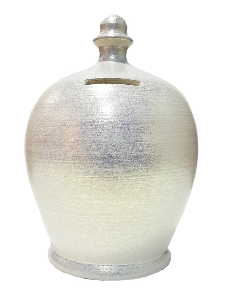 Terramundi Money Pot (Twinkle, Pearlescent White)