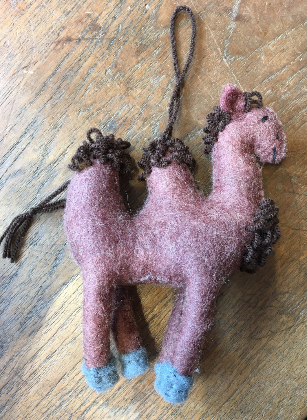 Camel Felt Ornament